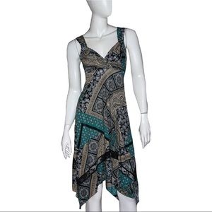 Papillon Dress NWT SZ Small Multicolored Empire